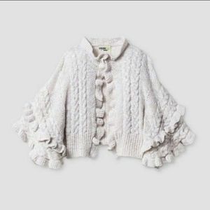 OshKosh Kids Ruffle Poncho 12m